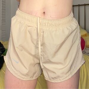 Nike Women's Beige Athletic Shorts
